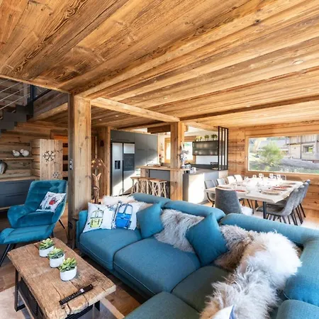 La Des Oursons Family With Hot Tub Chalet *