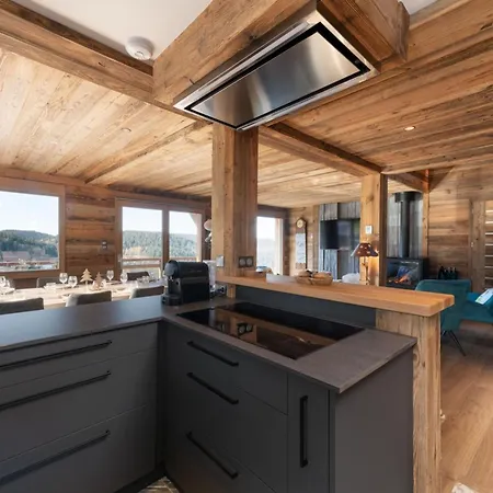 Chalet La Des Oursons Family With Hot Tub Gérardmer